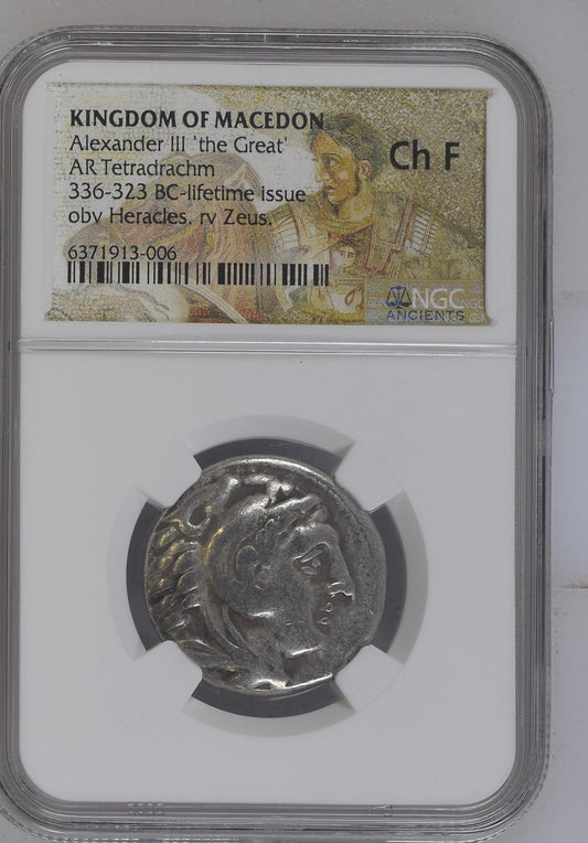 Struck Under Alexander Himself — Lifetime Issue Tetradrachm - Kinzer Coins