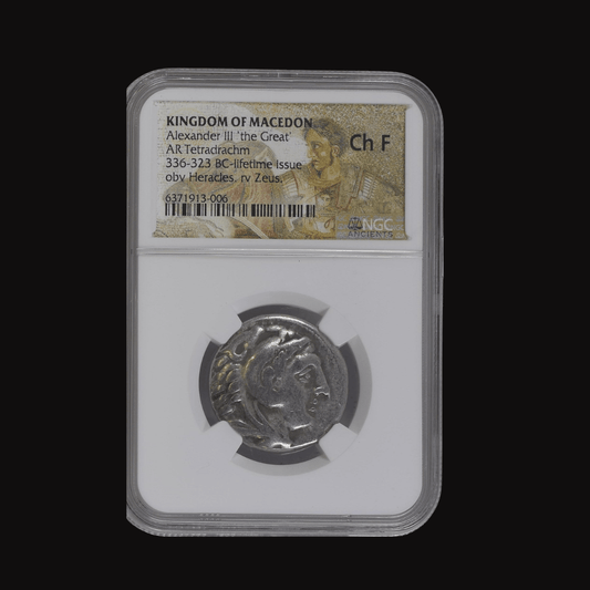 Struck Under Alexander Himself — Lifetime Issue Tetradrachm - Kinzer Coins