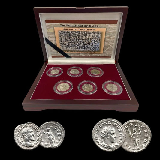 The Age of Chaos — Six Roman Silver Coins from the Crisis of the Third Century - Kinzer Coins