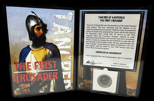The First Crusader — Bronze of Tancred of Hauteville - Kinzer Coins