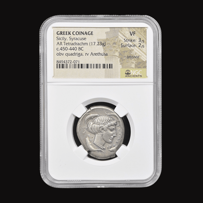 The Glory of Classical Greece — Syracuse Silver Tetradrachm - Kinzer Coins