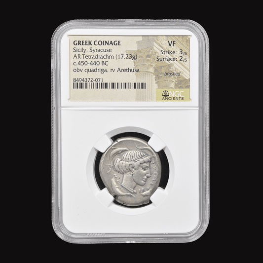 The Glory of Classical Greece — Syracuse Silver Tetradrachm - Kinzer Coins