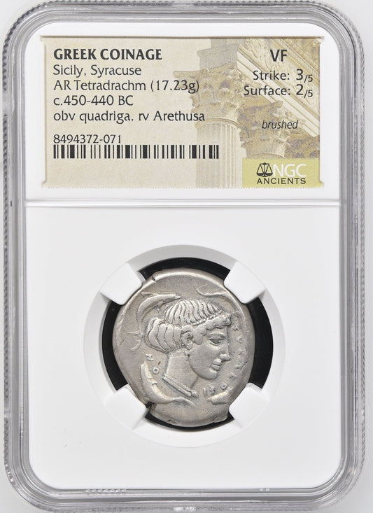 The Glory of Classical Greece — Syracuse Silver Tetradrachm - Kinzer Coins