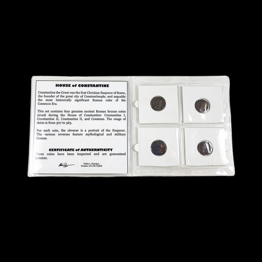 The House of Constantine – Bronze Coins of the First Christian Rulers (4th Century AD) - Kinzer Coins
