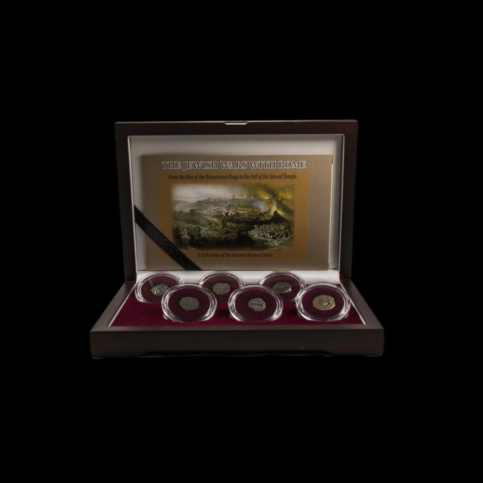 The Jewish Wars with Rome: A Box of 6 Ancient Bronze Coins - Kinzer Coins