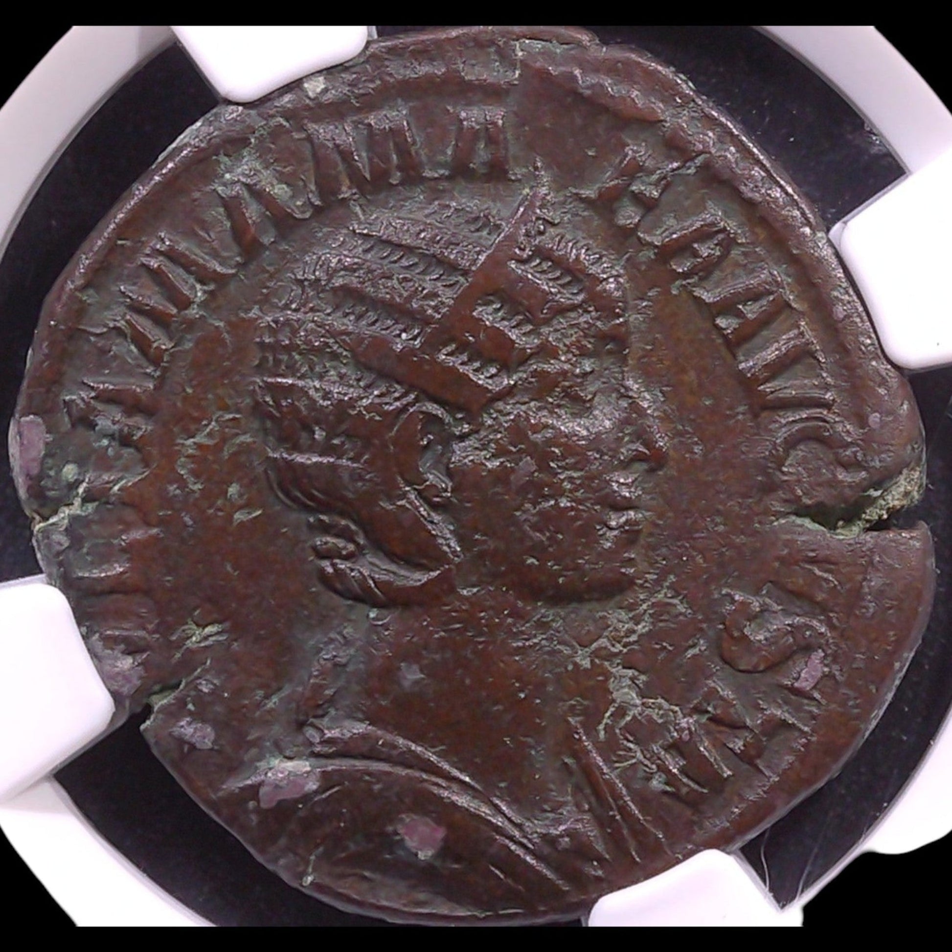 The Power Behind the Throne — Julia Mamaea Bronze Sestertius - Kinzer Coins