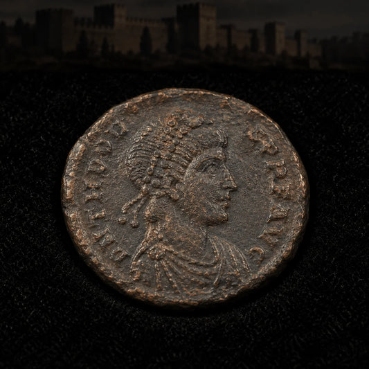 Theodosius II Ancient Roman Bronze Coin — Theodosian Walls Era (AD 402–450) — NGC Certified - Kinzer Coins