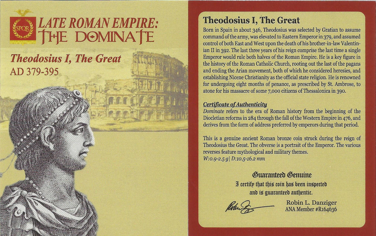 Theodosius I Roman Bronze AE3 — representative supplier photograph 4