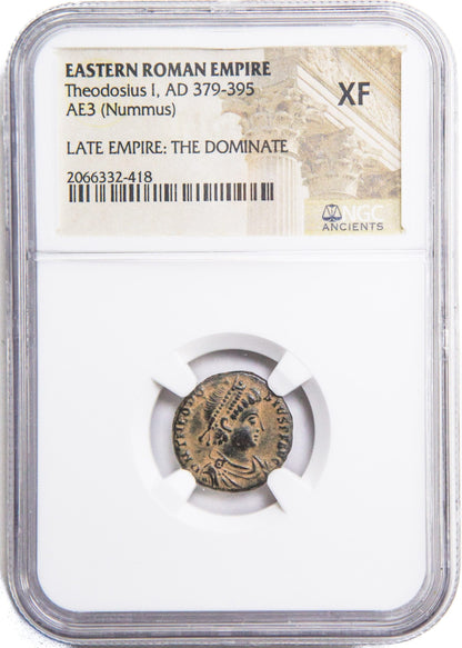 Theodosius I Roman Bronze AE3 — representative supplier photograph 2