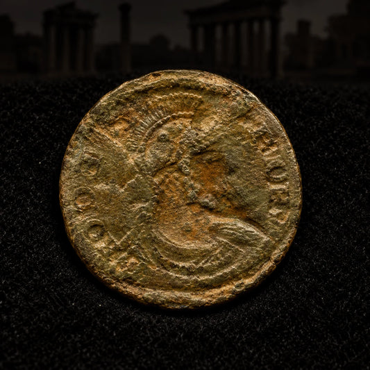 Urbs Roma Ancient Roman Bronze — Romulus & Remus Commemorative (AD 330–337) - Kinzer Coins