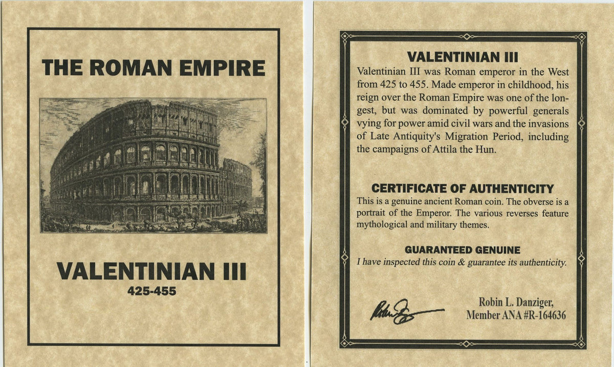 Valentinian III Roman Bronze AE4 — representative supplier photograph 5