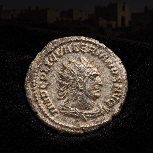 Valerian I Ancient Roman Silver Antoninianus — Emperor Captured by Persia (AD 253–260) — NGC Certified - Kinzer Coins