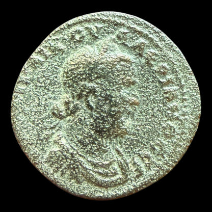 Valerian I Bronze Coin from Ancient Anazarbus — Celebrating Rome's Great Games - Kinzer Coins