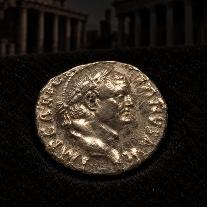Vespasian Ancient Roman Silver Denarius — Founder of the Flavian Dynasty (AD 69–79) — NGC Certified - Kinzer Coins