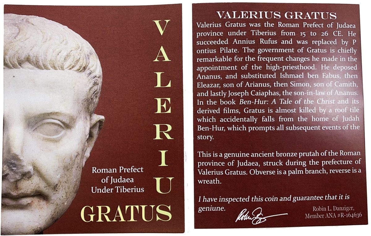 Valerius Gratus Judaean Bronze Prutah — representative supplier photograph 4